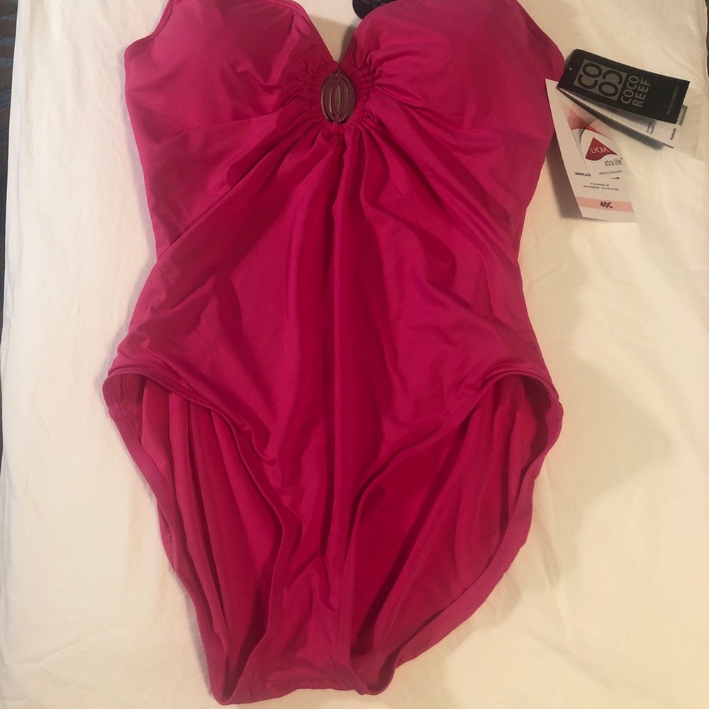 Coco Reef Pandora One Piece Swimsuit 40C NWT Size 16 - Picture 5 of 10